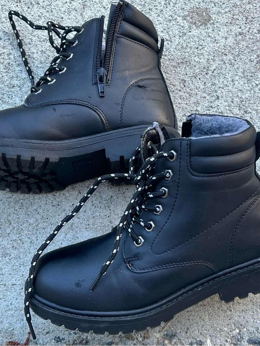 Youth Size 1 Combat Boots